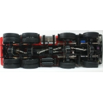 1/14 rc car truck parts for Tamiya 8X8 all Metal steering & rear Axle #1 + #2 + #3 + #4  w/ diff lock