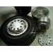 1 pair  front wheel for Tamiya 1/14 truck scania R470 R620 6X6 8X8