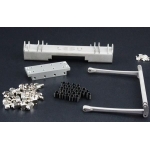 welding 1/14 wtbcar tail lift tripping plate with 4 cylinders for Tamiya DIY option