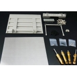 welding 1/14 wtbcar tail lift tripping plate with 4 cylinders and hydraulic SET