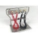 Wtbcar metal welding cab linking pressure tube wire rack with holder for 1/14 tamiya