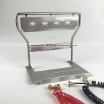 Wtbcar metal welding cab linking pressure tube wire rack with holder for 1/14 tamiya