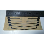 metal sticker decoration for front grill set 1/14 tamiya Mercedes Actros 3363 1851