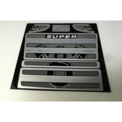 metal sticker decoration for front grill set 1/14 tamiya Scania R470 R620