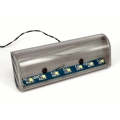 Metal alloy cab advertising led lighting box  for 1/14 tamiya scania topline high head - blue led