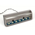 plastic cab advertising led lighting box for 1/14 tamiya scania topline high head - blue led