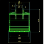 metal Super Duty Bucket for 360L Hydraulic Excavator  etc 