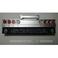 LED signal light set w/ rear bumper for tamiya 1/14 Scania R470 R620 trailer 