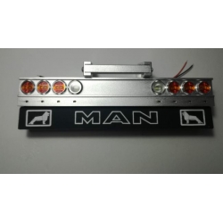 2018 LED signal light set w/ rear bumper for tamiya 1/14 MAN tgx 