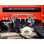 2018 steel head cab lock locker alike real truck version fit  1/14 tamiya scania