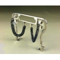 Wtbcar metal welding cab linking pressure tube wire rack with holder for 1/14 tamiya