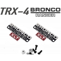 1/10 RC CAR metal logo a pair for TRAXXAS TRX-4 scx 10  FORD BRONCO 