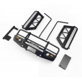 Metal front bumper + side fence + side pedal for 1/10 Toyota LC70