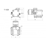 1/14 heavy weight lesu 5mpa max hydraulic gear pump w/ ESC and  tube 