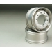 metal scaleclub Matt STEEL front wheels 25mm wide for tamiya 1/14 6x4 scania man etc*