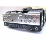 LED 14 angle eye signal light set w/ rear bumper for tamiya SCANIA R470 R620