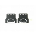 Rubber Mud Flaps pair for tamiya 1/14 RC TGX MAN 