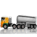 Lesu 1/14  metal fuel tank Cylindrical Tankers truck trailer set 20ft scale *