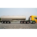 Lesu 1/14  metal fuel tank Cylindrical Tankers truck trailer set 40ft scale 