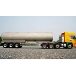 Lesu 1/14  metal fuel tank Cylindrical Tankers truck trailer set 40ft scale 