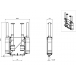 Lesu 1/14 metal exhaust set  for tamiya Scania R470 R620 US Truck Globe Liner