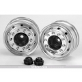 Front Lesu wheels set a pair for 1/14 Tamiya one axle use Volvo FH16 Scania Man 3363*