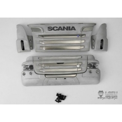 Lesu 1/14  metal Scania front grill set to R730 from tamiya R470 R620