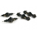 1/14 rc car truck parts for Tamiya 8X8 Metal steering Axle #1 + #2 + #3 + #4 V5 bigger case