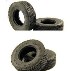 1/14 michelin rc car truck 2 pcs 25mm rubber  tyre tire #6 for trailer Tamiya*
