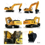 LESU 1/14 Hydraulic komatsu Excavator Kit 360 Metal Truck Tracks 