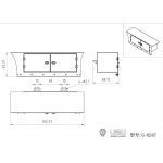 lesu 3 parts a set spolier pancel w/LED for 1/14 tamiya scania R470