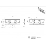 lesu 1/14 RC car option metal bumper for Tamiya Volvo FH16