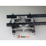 metal 1/14 double rear axle use suspension set for scania man volvo 