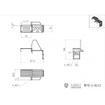 Lesu G6212 1/14 Tamiya metal option parts desk step set for Man etc 