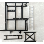 1/14 rc car truck parts stainless steel laser cut  Frame holder for Tamiya Man scania
