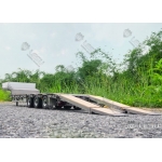 Heavy duty X Lower bed loader trailer Pendel for 1/14 RC tamiya w/ hydraulic system 