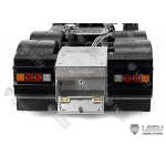 LED LESU 8 square signal light set w/ rear bumper for tamiya Volvo FH16