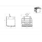 lesu 1/14 cab rear  tool box for volvo scania man etc tamiya 1/14 