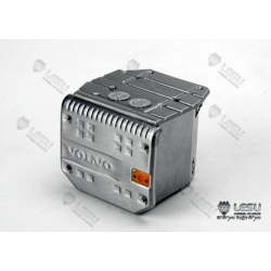 lesu 1/14 metal exhaust box w/ led light for volvo tamiya 1/14 G-6225