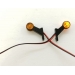 metal base signal light a pair for  1/14 Tamiya semi tractor trailer 