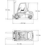 metal 1/14 Hydraulic RC Forklift 1/14 