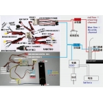 1 to 2 and 1 to 4 wire for sound and light unit 1/14 tamiya truck tractor