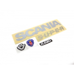 chrome sticker parts for 1/14 Tamiya Scania R620  truck Tractor w/ mirror sticker