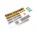 decal sticker w/ metal base parts for tamiya 1/14 RC Tractor 