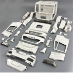 Iveco 480 Stralis X-way 1/14 unpainted body cab set in white color