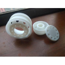 1/14 unpainted plastic front wheel set  for color spray on it 2 pcs a set  25mm width