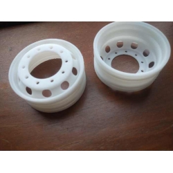 1/14 unpainted plastic wheel for color spray on it 2 pcs a set