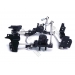 1/14 2021 front axle airbag suspension with shock for tamiya scania volvo X-8022-A