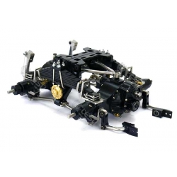 1/14 2021 rear double axle airbag suspension with shock for tamiya scania volvo etc