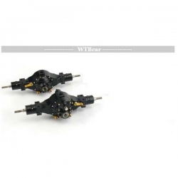 1/14 rc car truck parts for Tamiya scania volvo  Rear Axle #3 +#4 V3 w/ diff lock 9003 9004